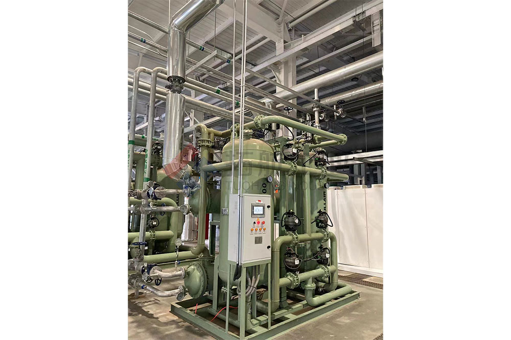70立方壓縮熱零氣耗干燥機(jī)客戶使用現(xiàn)場
